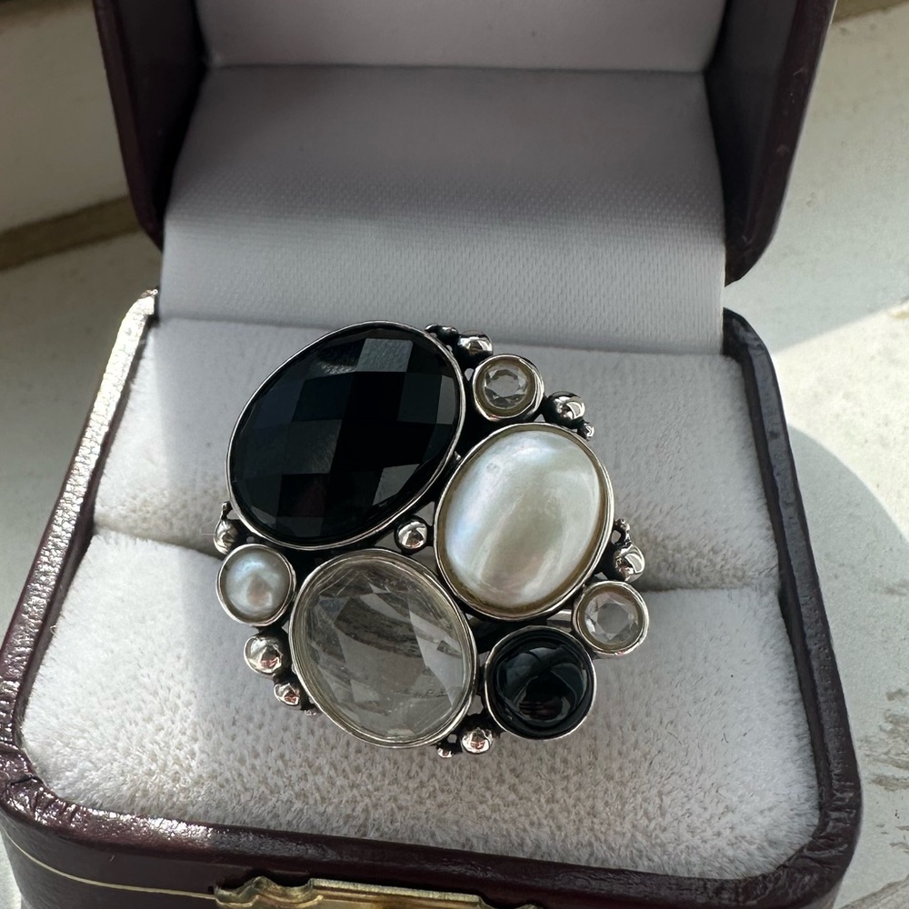 Bold Sterling Silver Cocktail Ring